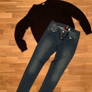 Medium Blue H&M Skinny Jean/Jegging - Size 8
